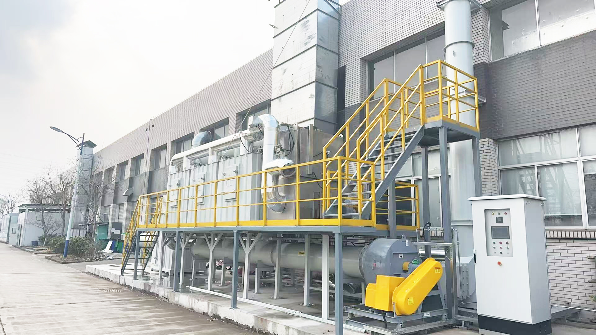 蘇州某電子公司 活性炭吸脫附+催化燃燒CO 廢氣治理案例