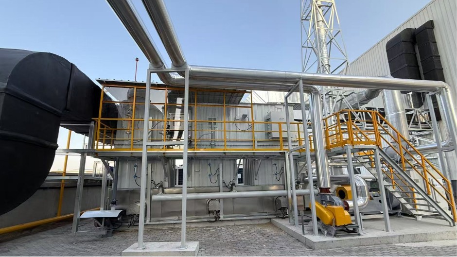 陽晨廚具廢氣治理 沸石轉輪+蓄熱式焚燒爐RTO案例