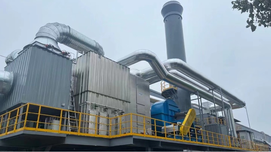 陽晨廚具廢氣治理 沸石轉輪+蓄熱式焚燒爐RTO案例